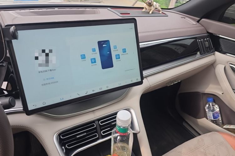 Used BYD Song PLUS New Energy 2025 DM-i Intelligent Driving 160KM Flagship Model Audio And AC Panel