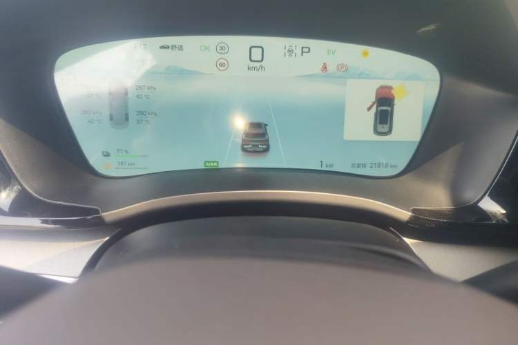 Used BYD Song PLUS New Energy 2025 DM-i 112KM Prestige Model Odometer Close Up