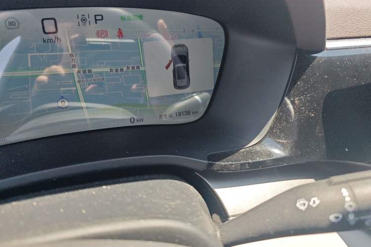 Used BYD Song PLUS New Energy 2025 EV 520km Premium Version Odometer Close Up