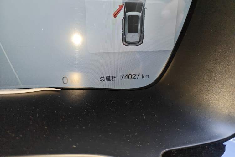 Used BYD Song PLUS New Energy 2025 EV 520km Luxury Version Odometer Close Up