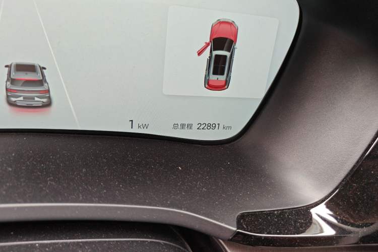 Used BYD Song PLUS New Energy 2025 DM-i 160KM Flagship PLUS Odometer Close Up
