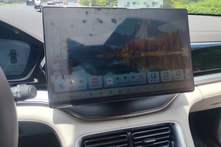 Used BYD Song PLUS New Energy 2025 DM-i 160KM Flagship Model Audio And AC Panel