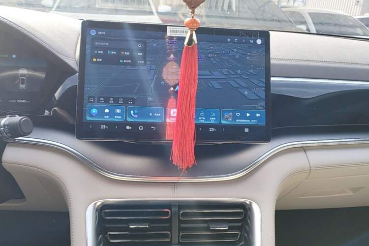 Used BYD Song PLUS New Energy 2025 EV 520km Luxury Version Audio And AC Panel