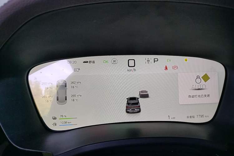 Used BYD Song PLUS New Energy 2025 DM-i 112KM Prestige Model Instrument Cluster