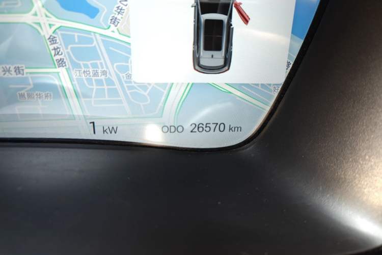 Used BYD Song PLUS New Energy 2025 DM-i 112KM Prestige Model Odometer Close Up