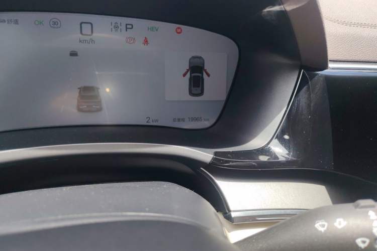 Used BYD Song PLUS New Energy 2025 DM-i 160KM Flagship Model Odometer Close Up