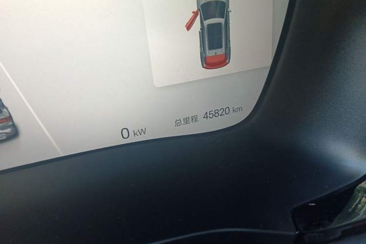 Used BYD Song PLUS New Energy 2025 EV 520km Premium Version Odometer Close Up
