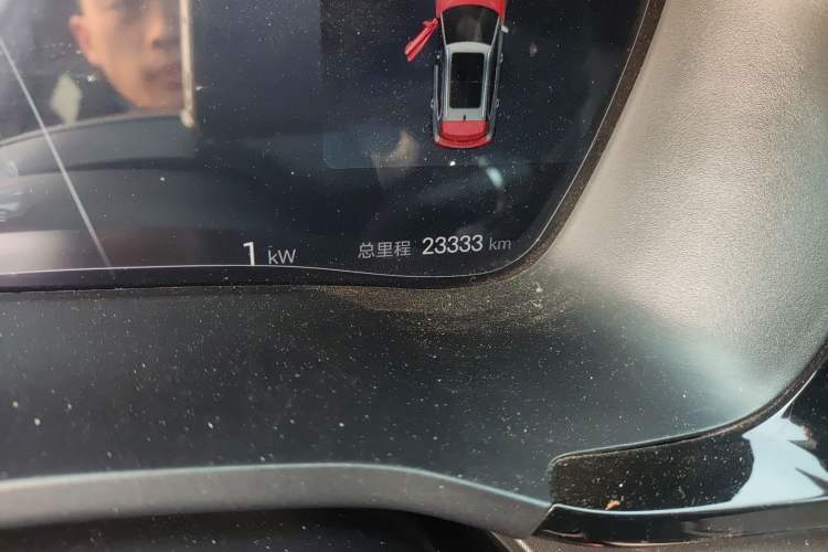 Used BYD Song PLUS New Energy 2025 DM-i 112KM Prestige Model Odometer Close Up