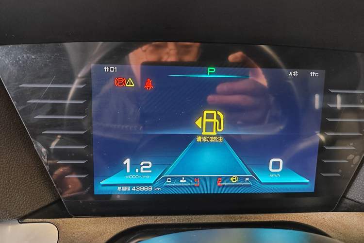 Used BYD Song Pro 2019 1.5T Automatic Elite Edition Odometer Close Up