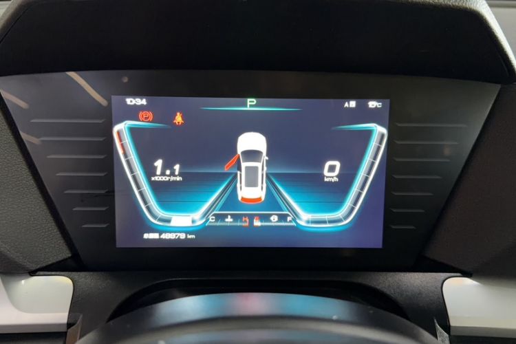 Used BYD Song Pro 2019 1.5T Automatic Luxury Model Odometer Close Up