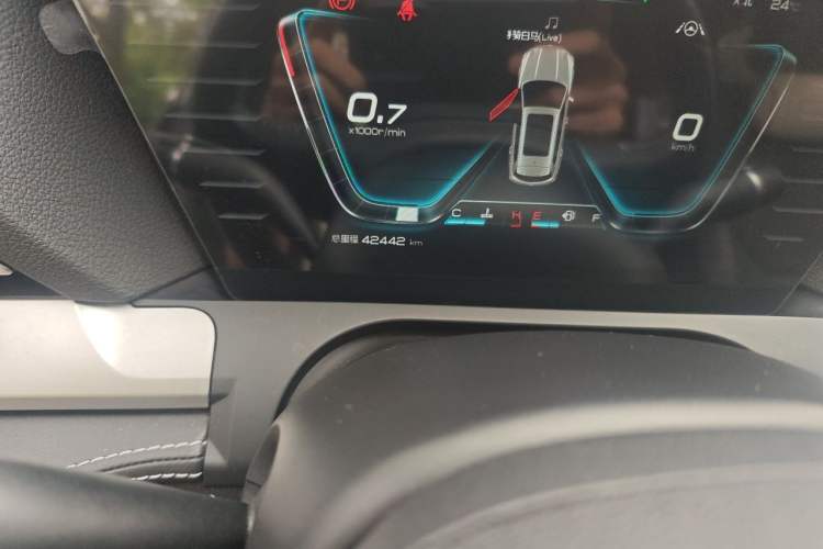 Used BYD Song Pro 2019 1.5T Automatic Prestige Model Odometer Close Up