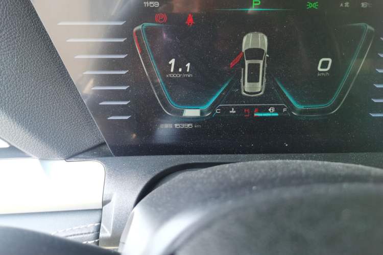 Used BYD Song Pro 2019 1.5T Automatic Luxury Model Odometer Close Up