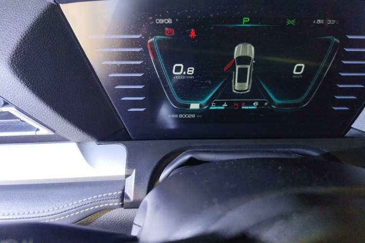 Used BYD Song Pro 2019 1.5T Automatic Elite Edition Odometer Close Up