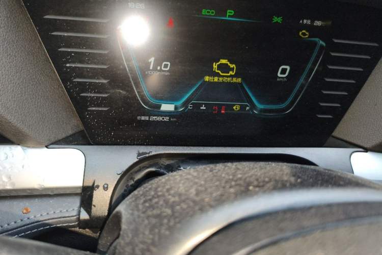 Used BYD Song Pro 2019 1.5T Automatic Elite Edition Odometer Close Up