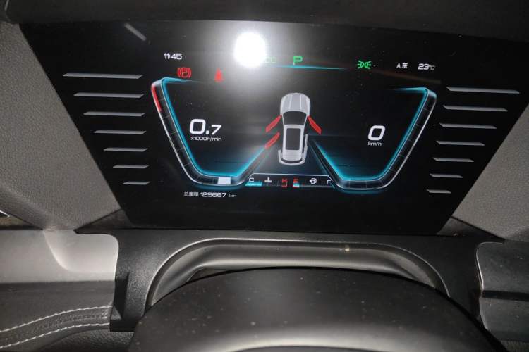 Used BYD Song Pro 2019 1.5T Automatic Luxury Model Odometer Close Up