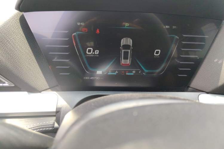 Used BYD Song Pro 2019 1.5T Automatic Luxury Model Odometer Close Up
