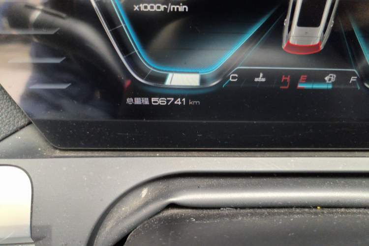 Used BYD Song Pro 2019 1.5T Automatic Elite Edition Odometer Close Up