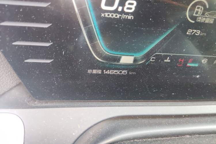 Used BYD Song Pro 2019 1.5T Automatic Luxury Model Odometer Close Up