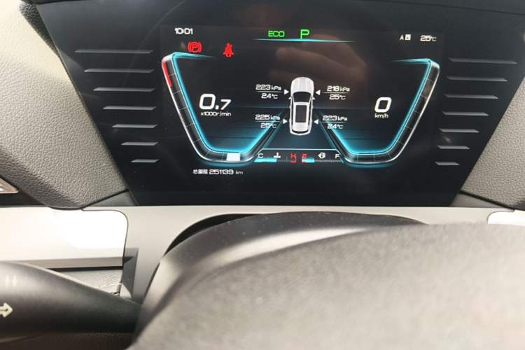 Used BYD Song Pro 2019 1.5T Automatic Luxury Model Odometer Close Up