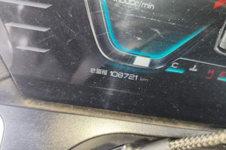 Used BYD Song Pro 2019 1.5T Automatic Luxury Model Odometer Close Up