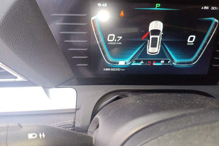 Used BYD Song Pro 2019 1.5T Automatic Elite Edition Odometer Close Up