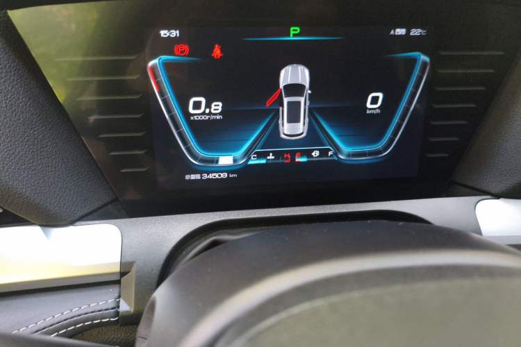 Used BYD Song Pro 2019 1.5T Automatic Elite Edition Odometer Close Up