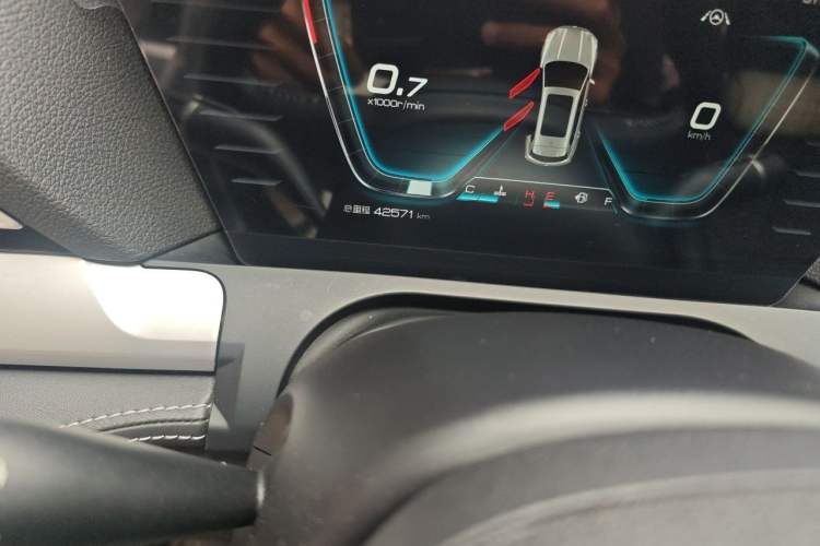 Used BYD Song Pro 2019 1.5T Automatic Prestige Model Odometer Close Up