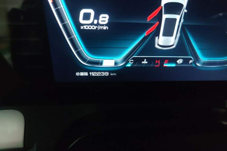 Used BYD Song Pro 2019 1.5T Automatic Prestige Model Odometer Close Up
