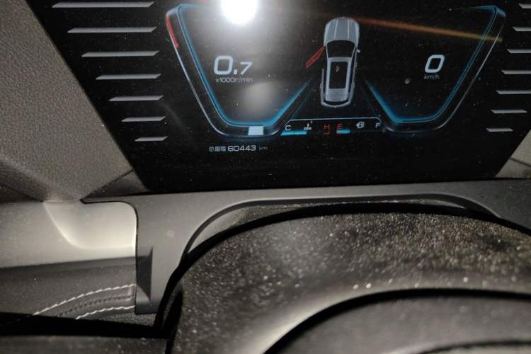Used BYD Song Pro 2019 1.5T Automatic Prestige Model Odometer Close Up