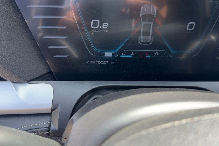 Used BYD Song Pro 2019 1.5T Automatic Luxury Model Odometer Close Up