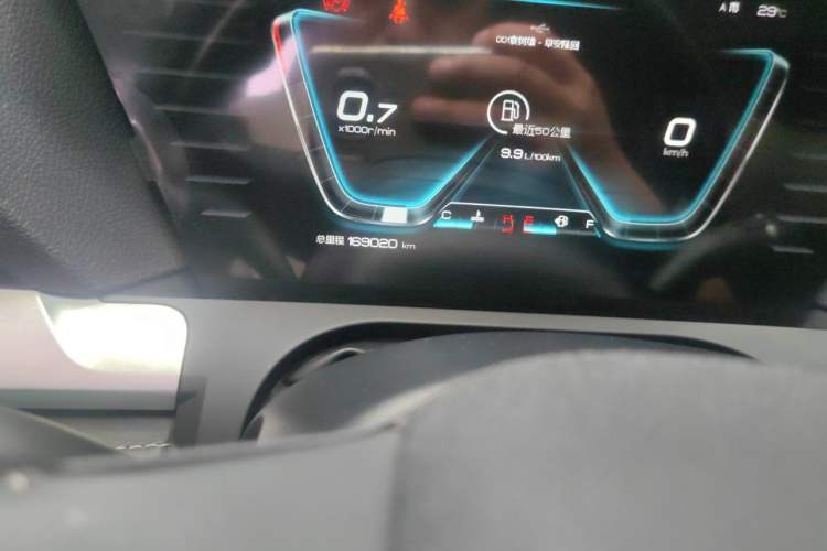 Used BYD Song Pro 2019 1.5T Automatic Luxury Model Odometer Close Up