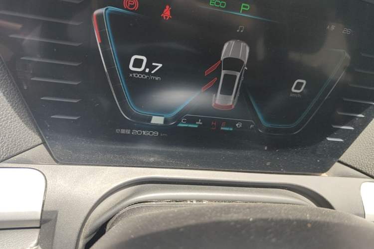 Used BYD Song Pro 2019 1.5T Automatic Luxury Model Odometer Close Up