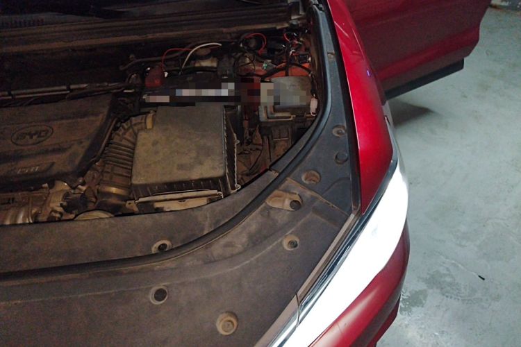 Used BYD Song Pro 2019 1.5T Automatic Luxury Model Engine Bay Left