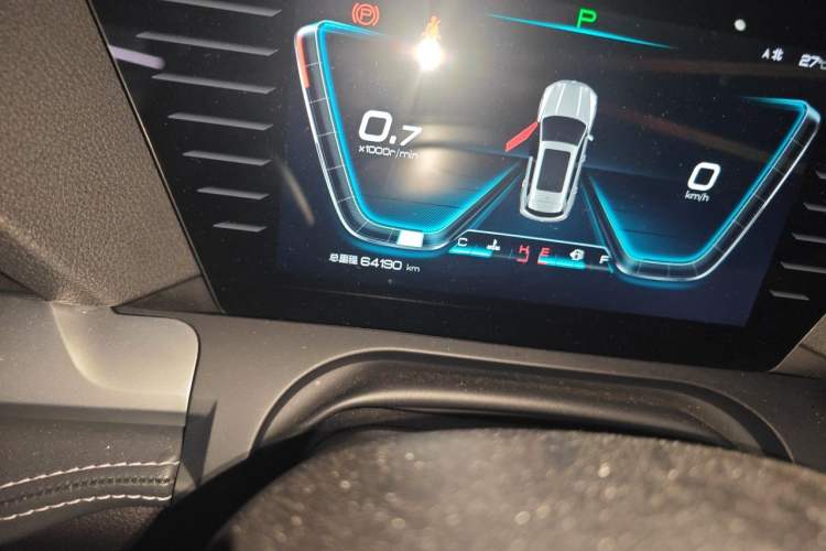 Used BYD Song Pro 2019 1.5T Automatic Luxury Model Odometer Close Up