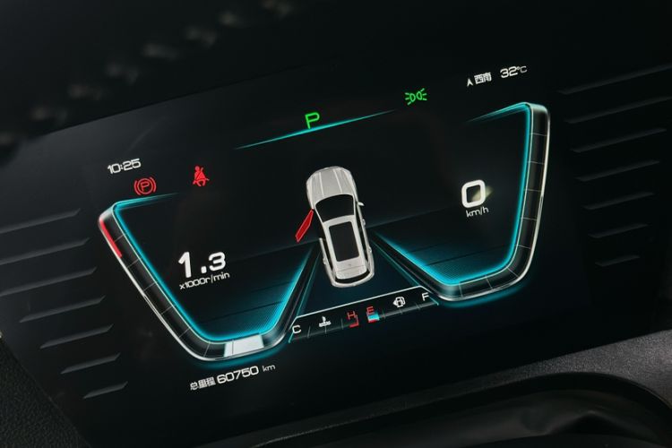 Used BYD Song Pro 2019 1.5T Automatic Luxury Model Odometer Close Up