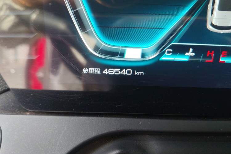 Used BYD Song Pro 2019 1.5T Automatic Luxury Model Odometer Close Up