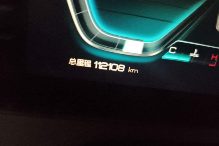 Used BYD Song Pro 2019 1.5T Automatic Elite Edition Odometer Close Up