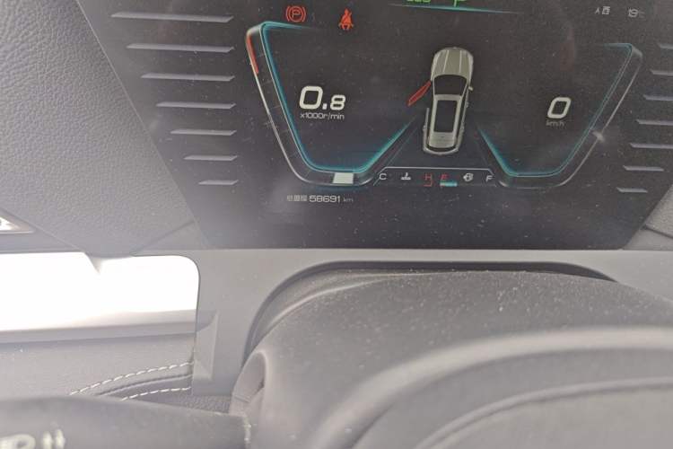 Used BYD Song Pro 2019 1.5T Automatic Elite Edition Odometer Close Up