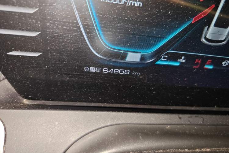 Used BYD Song Pro 2019 1.5T Automatic Luxury Model Odometer Close Up