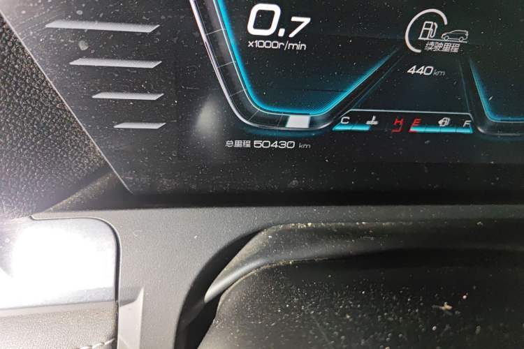 Used BYD Song Pro 2019 1.5T Automatic Prestige Model Odometer Close Up