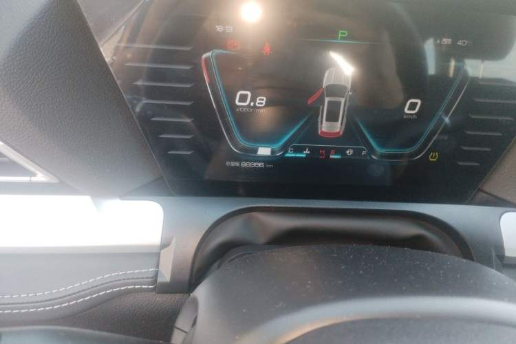 Used BYD Song Pro 2019 1.5T Automatic Elite Edition Odometer Close Up
