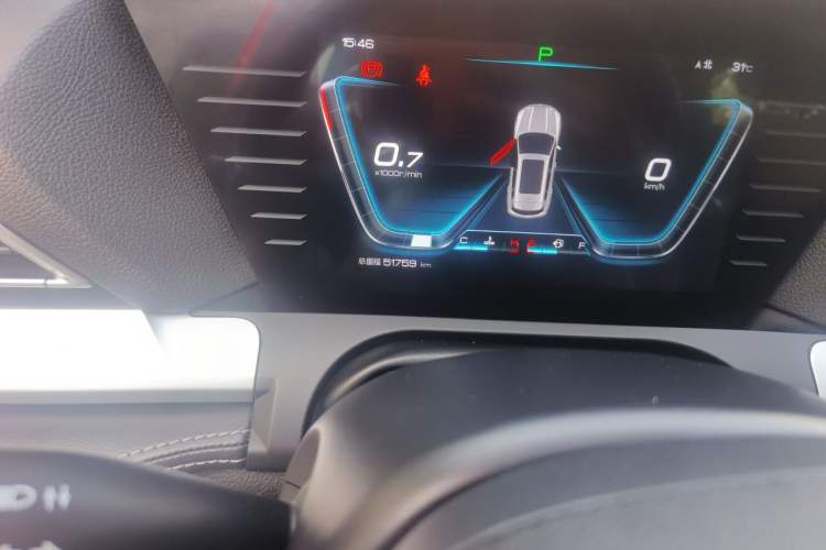 Used BYD Song Pro 2019 1.5T Automatic Elite Edition Odometer Close Up