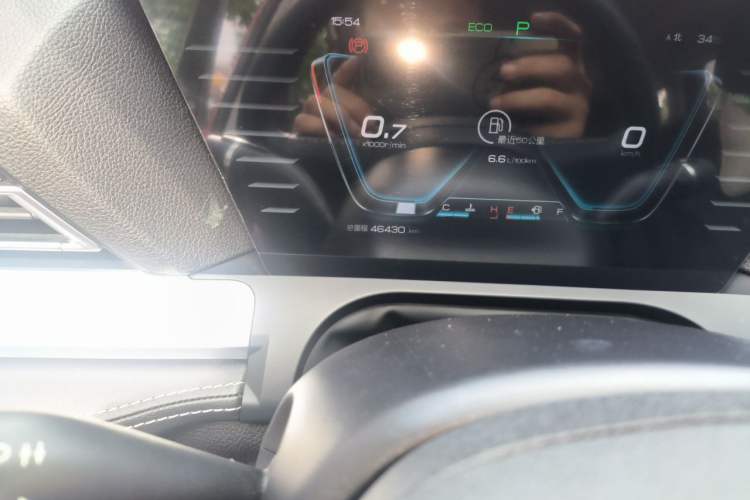Used BYD Song Pro 2019 1.5T Automatic Luxury Model Odometer Close Up