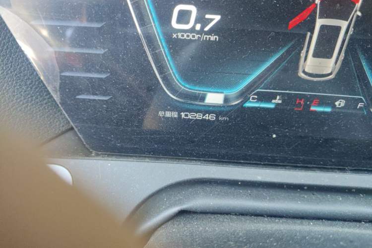 Used BYD Song Pro 2019 1.5T Automatic Elite Edition Odometer Close Up
