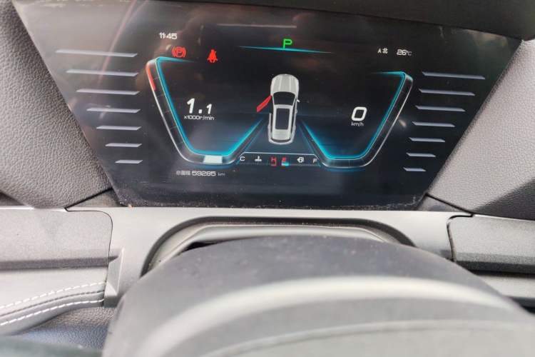 Used BYD Song Pro 2019 1.5T Automatic Elite Edition Odometer Close Up