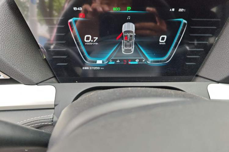 Used BYD Song Pro 2019 1.5T Automatic Luxury Model Odometer Close Up
