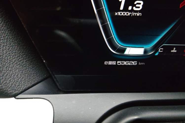 Used BYD Song Pro 2019 1.5T Automatic Luxury Model Odometer Close Up