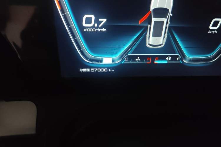 Used BYD Song Pro 2019 1.5T Automatic Elite Edition Odometer Close Up