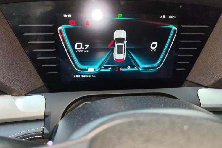 Used BYD Song Pro 2019 1.5T Automatic Elite Edition Odometer Close Up