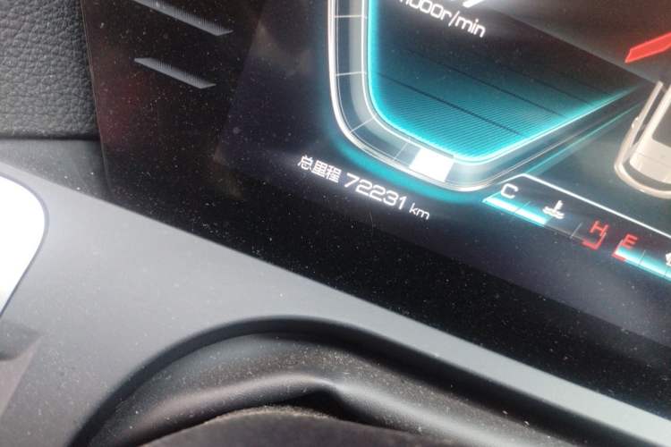 Used BYD Song Pro 2019 1.5T Automatic Elite Edition Odometer Close Up